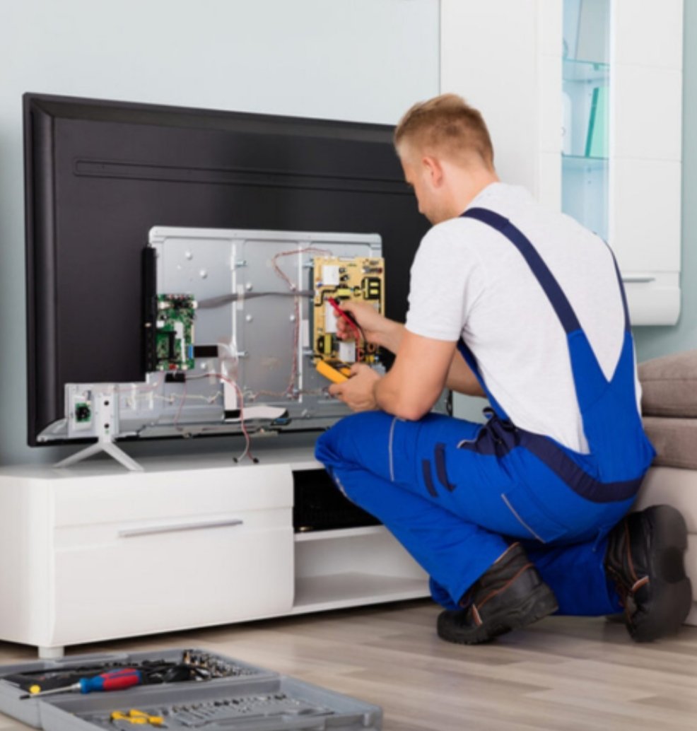 Doorstep TV repair service at customer home in Nalasopara East